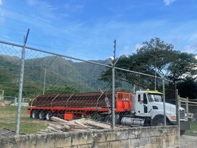 Transporte de perfiles en obra